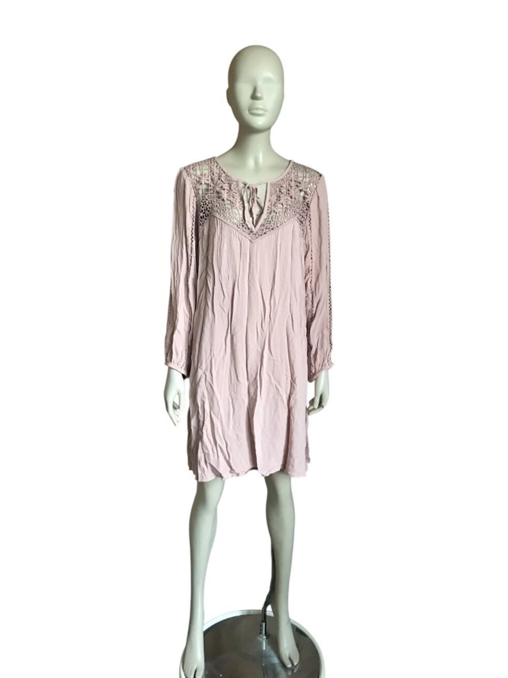 American Eagle Light Purple Long Sleeve Dress